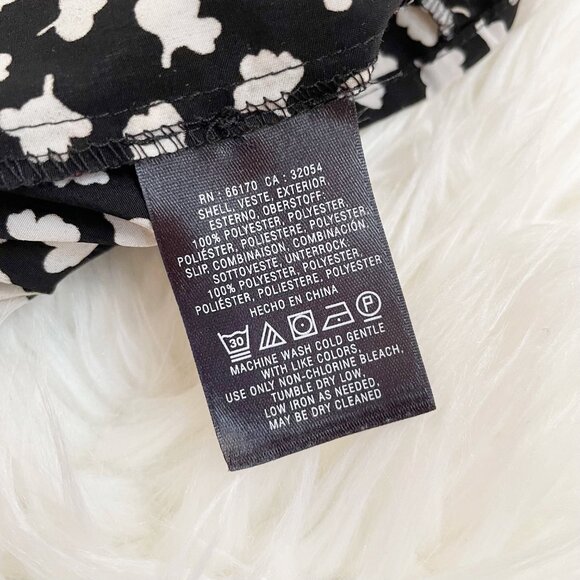 Anthropologie Maeve Black White Red Odilia Floral Sunglasses Short Sleeve Dress - Picture 9 of 10